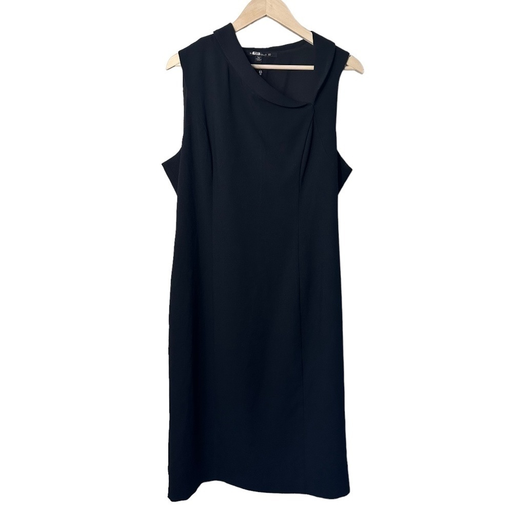 Black Halo Blaze Sheath Dress Size 18 - Picture 4 of 9